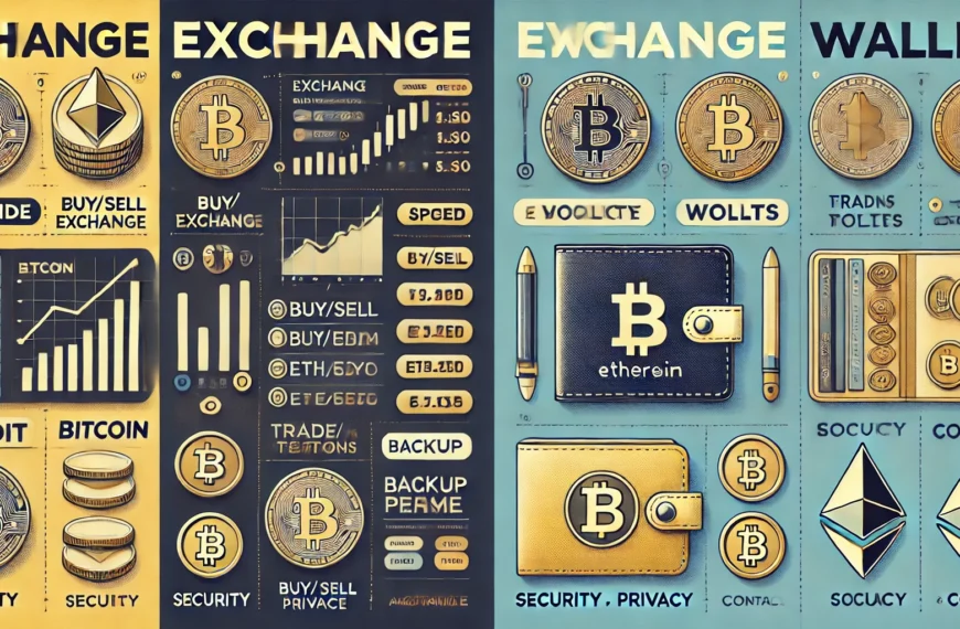 Der Unterschied zwischen Börsen und Wallets