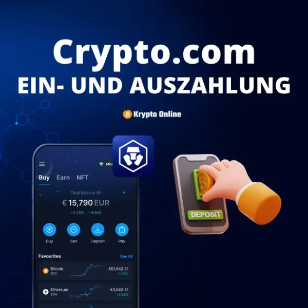Crypto.com Einzahlung Auszahlung
