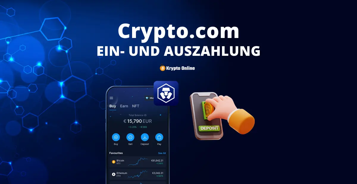 Crypto.com Einzahlung Auszahlung
